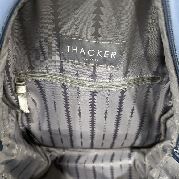 Thacker Navy Blue Neoprene Cocoon Ella Carey Day Pack Backpack Bag Travel Flying - Picture 6 of 7